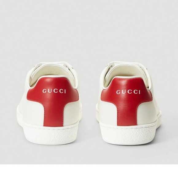 GUCCI Ace sneakers with interlocking G logo perforated - Picture 3 of 5